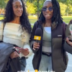 Two women sharing their curly hair experiences