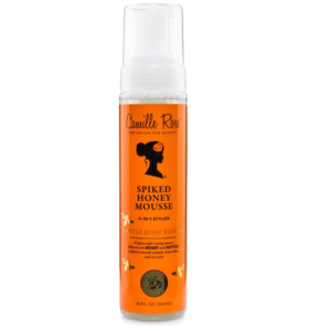 Camille Rose Spiked Honey Mousse 4-in-1 Hair Styler to Define Curls and Hold Styles Into Place while Nourishing and Adding Shine | With Honey and Nettle Root