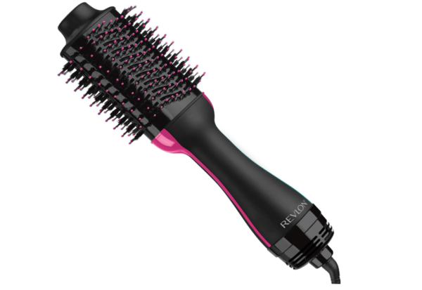 Revlon RVDR5222F One-Step Volumizer and Ionic Hair Dryer with Advanced Ionic Technology, Hot Air Brush, Less Frizz, 3 Heat/ 2 Speed Settings, Black